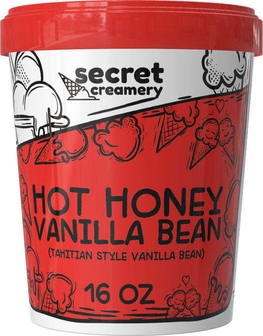 Secret Creamery Hot Honey Vanilla Bean 16 oz pint