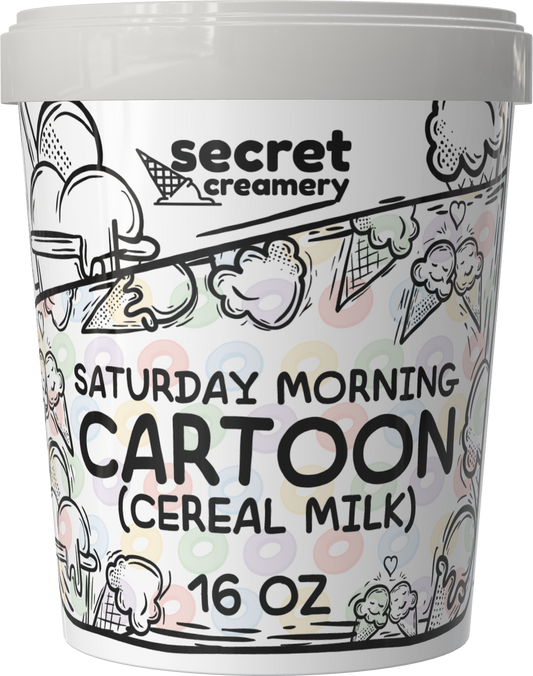 Secret Creamery Saturday Morning Cartoon (Cereal Milk) 16 oz pint