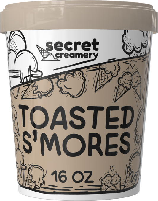 Secret Creamery Toasted S'mores 16 oz pint