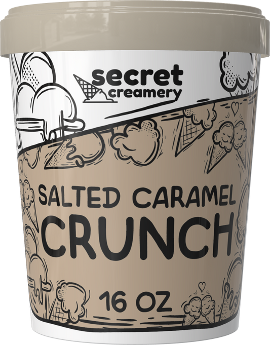 Secret Creamery Salted Caramel Crunch 16 oz pint